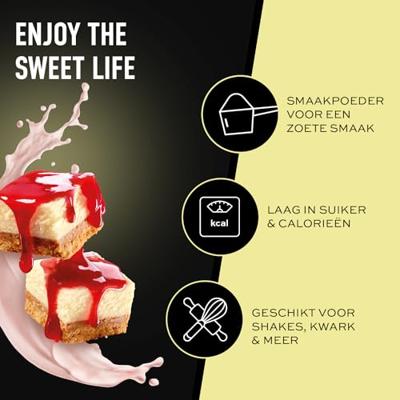 Flavn tasty strawberry cheesecake 250 Gram