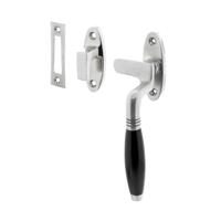 Intersteel Raamsluiting rechts Ton - chroom mat/ebbenhout - thumbnail