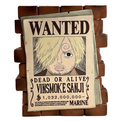 One Piece Coin Bank Sanji Wanted