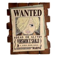 One Piece Coin Bank Sanji Wanted - thumbnail