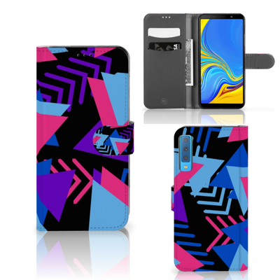 Samsung Galaxy A7 (2018) | Book Case | Funky Triangle