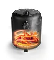 GourmetMaxx Heißluft-Fritteuse Mechanisch 2,3l Airfryer 1000 W Zwart - thumbnail