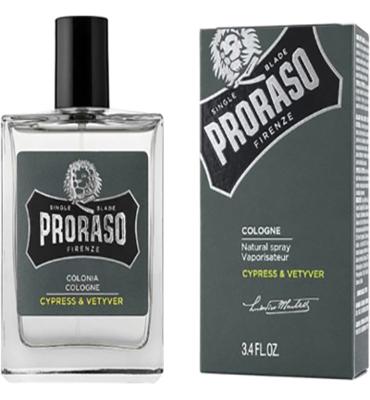 Proraso Proraso - Cypress & Vetyver Cologne - Cologne Water With Cypress And Vetiver