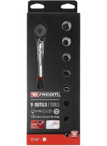 Facom Doppenset 1/2 - S.4JE9PB - S.4JE9PB