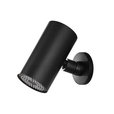 Hoofddouche Wiesbaden UniMatch Beam Rond 1 Stand met Muurbevestiging Mat Zwart