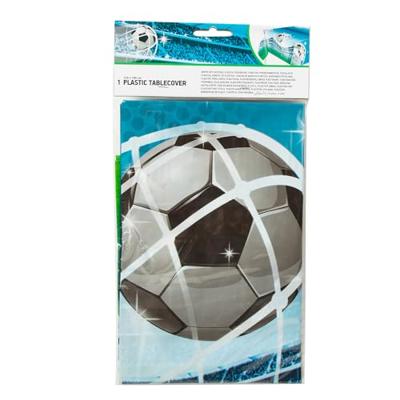 Globos Tafelkleed voetbal fans, 120x180cm