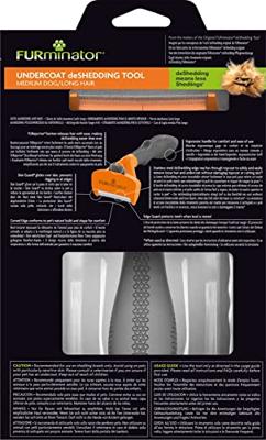 FURminator Undercoat DeShedding Tool hond lang haar M FURminator Undercoat DeShedding Tool hond lang haar M