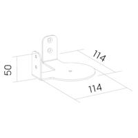 My Wall HS46L Luidspreker-wandbeugel Zwart 2 stuk(s) - thumbnail