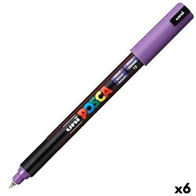 Paintmarker uni posca pc1mr ef paars | 6 stuks Paintmarker uni posca pc1mr ef paars | 6 stuks