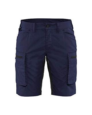 Blåkläder Dames Service Short met stretch 71491845 | Marineblauw/Zwart | Maat 42 - 7330509538685