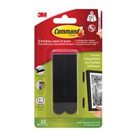 Command fotolijststrip, large, draagvermogen 7,2 kg, zwart, blister van 8 stuks - thumbnail