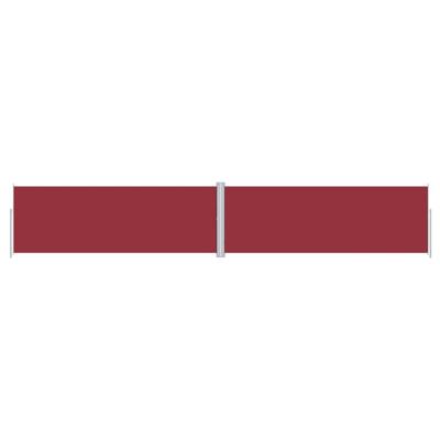 VidaXL Windscherm uittrekbaar 180x1000 cm rood VidaXL Windscherm uittrekbaar 180x1000 cm rood