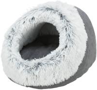 Trixie kattenmand iglo harvey grijs / wit-zwart - thumbnail