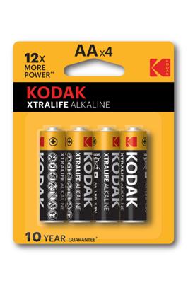 Kodak XTRALIFE alkaline AA battery (4 pack)