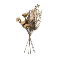 Boeket kunstbloemen - beige - 80 cm - thumbnail