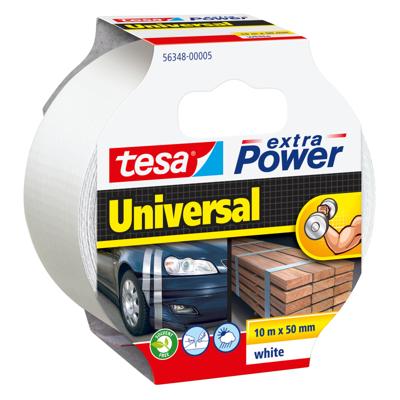 tesa UNIVERSAL 56348-00005-05 Textieltape tesa extra Power Wit (l x b) 10 m x 50 mm 1 stuk(s) tesa UNIVERSAL 56348-00005-05 Textieltape tesa extra Power Wit (l x b) 10 m x 50 mm 1 stuk(s)
