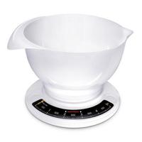 Soehnle 65054 culina pro analoge keukenweegschaal met mengkom 2.5l wit - thumbnail