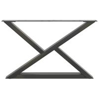 Salontafelpoten 2 st 70x(42-43,3) cm staal antraciet - thumbnail