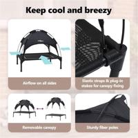 VidaXL Hondenbed zwart 63 x 49,5 x 60 cm staal - thumbnail