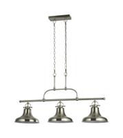 Searchlight Eetkamer hanglampDallas mat zilver - 3193-3SS - thumbnail