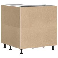 Keuken hoekonderkast Lucca bewerkt hout artisanaal eikenkleur - thumbnail