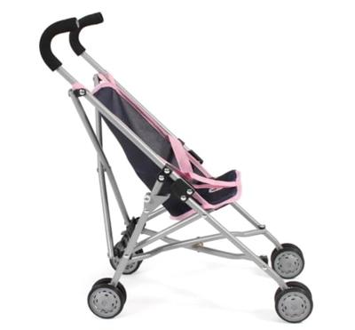 Mini-Poppenbuggy Roma - Melange Navy Grijs
