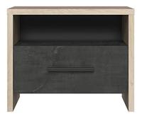 Comodino COLORADO 1 cassetto - Decor rovere Kronberg - L 49,6 x P 36,3 x H 40,1 cm - thumbnail