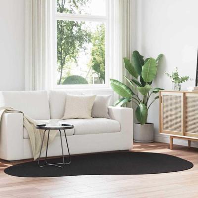 Tapijt HUARTE Zwart 160 x 230 cm Polyester