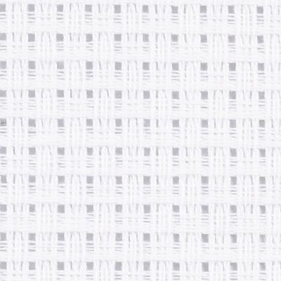 Creativ Company Aida, afm 50x50 cm, 24 vierkanten per 10 cm, wit, 1 stuk Creativ Company Aida, afm 50x50 cm, 24 vierkanten per 10 cm, wit, 1 stuk