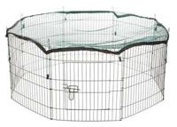 Trixie natura knaagdierren met beschermnet groen - thumbnail