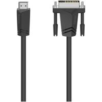 Hama 00205018 HDMI-kabel HDMI / DVI Adapterkabel HDMI-A-stekker, DVI-D 18+1-polige stekker 1.50 m Zwart - thumbnail