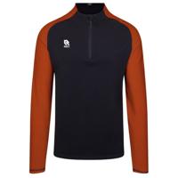 Robey Performance Trainingstrui 1/4-Zip Kids Zwart Oranje - thumbnail