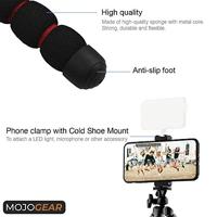 Flexibel statief met schuimrubber poten Zwart/Rood - thumbnail