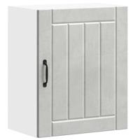 Keukenwandkast Lucca bewerkt hout betongrijs - thumbnail