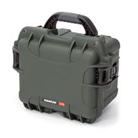 Nanuk 908 Waterdichte Olijf Beschermkoffer (Interne Afmetingen: 241 mm x 190 mm x 190 mm) met Aanpasbaar Schuim - thumbnail