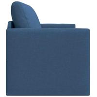 Slaapbank 110cm Blauw Stof - thumbnail