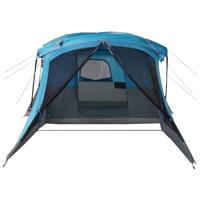 Tent met luifel 4-persoons waterdicht blauw - thumbnail