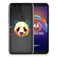 Motorola Moto E6 Play Telefoonhoesje met Naam Panda Color - thumbnail