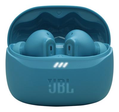 JBL Tune Beam 2, Wireless Noise Cancelling Bluetooth Earbuds met 48 uur afspeeltijd, IP54 Water- en Stofbestendig, Multi-Point Verbinding, In-Ear en Ergonomisch Design, in Blauwgroen