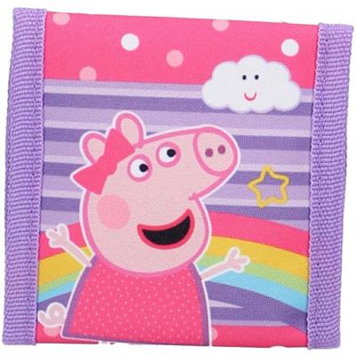 Nickelodeon portemonnee Peppa Pig 10 x 10 cm polyester roze