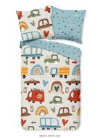 Good Morning Kinderdekbedovertrek "auto&apos;s" - Multi - (135x200 cm) - Katoen - thumbnail