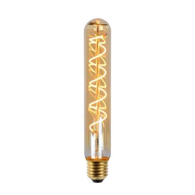 Lucide T32 - Filament lamp - Ø 3,2 cm - LED Dimb. - E27 - 1x4,9W 2200K - Amber