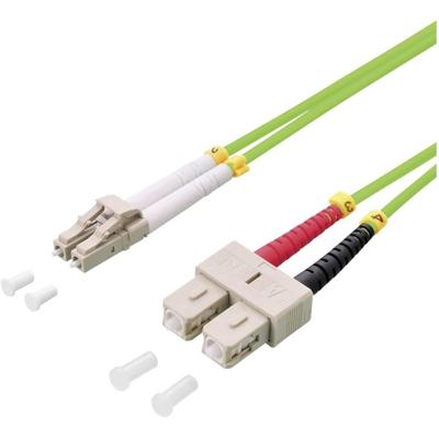 LogiLink FP5LS15 Glasvezel Optische vezel Aansluitkabel 15.00 m Linde-groen 50/125 µ Multimode LogiLink FP5LS15 Glasvezel Optische vezel Aansluitkabel 15.00 m Linde-groen 50/125 µ Multimode