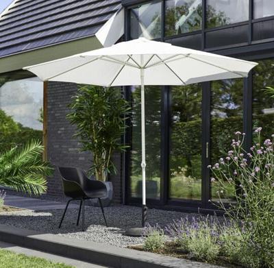 Hartman Parasol 'Sophie' 300cm, kleur White