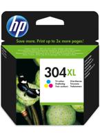 HP 304XL Inktcartridge Origineel Cyaan, Magenta, Geel N9K07AE Inkt - thumbnail