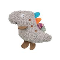 Trixie dino pluche met kattenkruid / catnip grijs - thumbnail