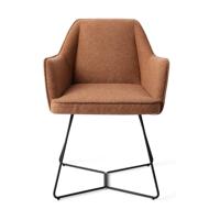 Jesper Home Tome eetkamerstoel Cinnamon Bun beehive black - thumbnail
