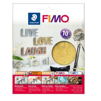Bladmetaal fimo staedtler goud 10 vel