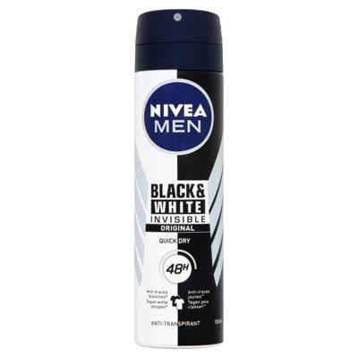Nivea Men Black & White Invisible Original Deodorant Spray Nivea Men Black & White Invisible Original Deodorant Spray