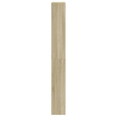 Schoenenkast met 4 klaplades 80x21x163,5 cm sonoma eikenkleurig